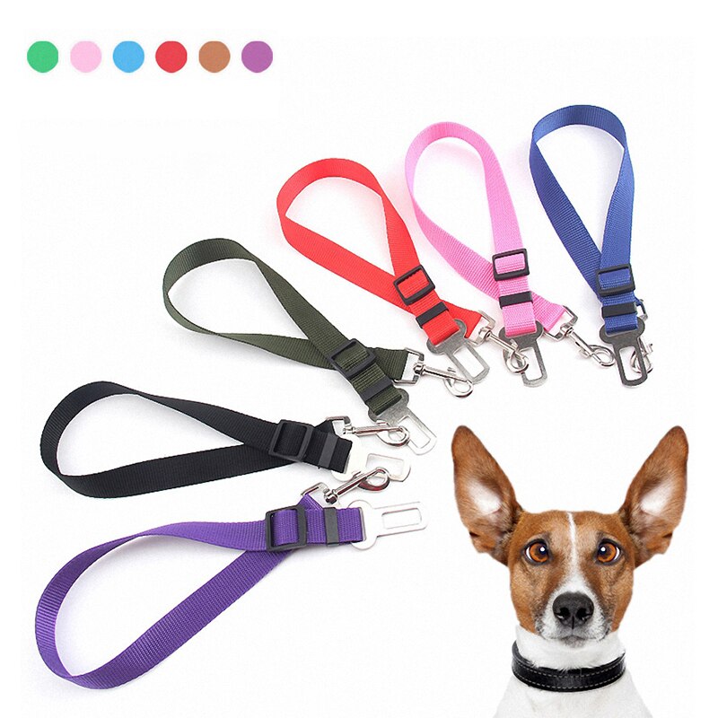 Hond Autostoel Riemen Harnas Voertuig 1pcs Puppy Verstelbare Leider Clip Hond Levert Veiligheid Huisdier Producten