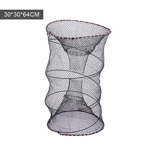 Visnet Kooi Vouwen Draagbare Draagbare Vis Houden Netto Vis Rivierkreeft Crab Trap Netto Vis Kooi Vissen Accessoires: 25cmX47cm
