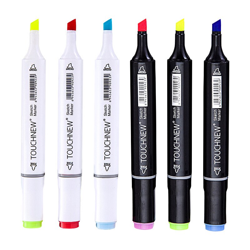 Optioneel Touchfive Schetsen Markers Dual Tips Olie Gebaseerd Professionele Art Marker Voor Tekening Manga Alcohol Aquarel Markers