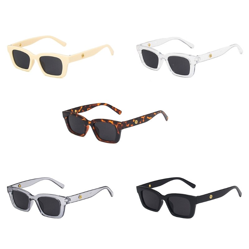 Unisex Vierkante Zonnebril Uv-bescherming Eyewear Schaduw Outdoor Brillen