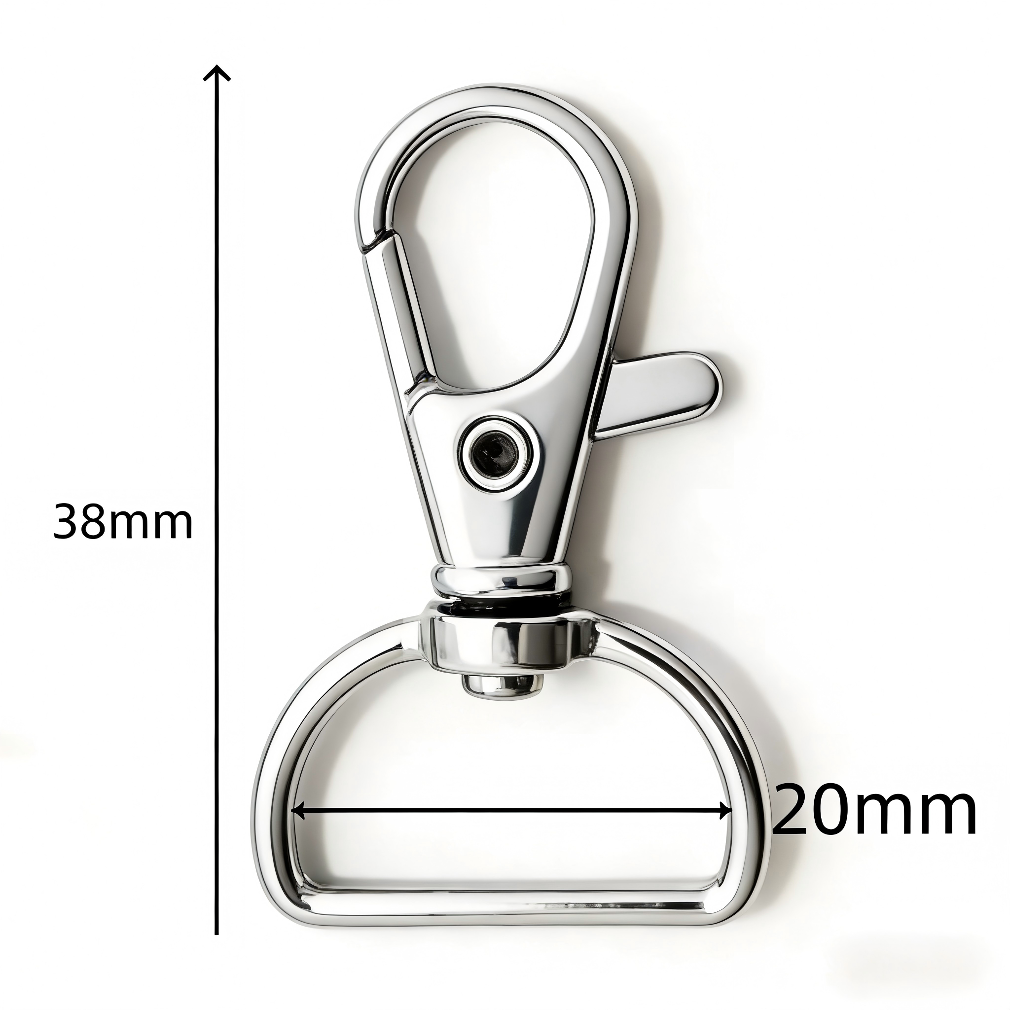 5/20/50/100 STUKS Draaibare Sluitingen Lanyard Karabijnhaken Sleutelhanger Clip Haak Metalen Kreeftklauw Sluiting voor Sleutelhanger Hardware Accessoires: 7 # / Antiek zink