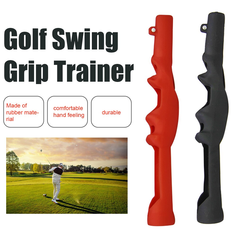 Right Left Hand Golf Swing Grip Trainer Teaching Aid Outdoor Practice Tool Non Slip Gesture Alignment Club For Golfer Beginners