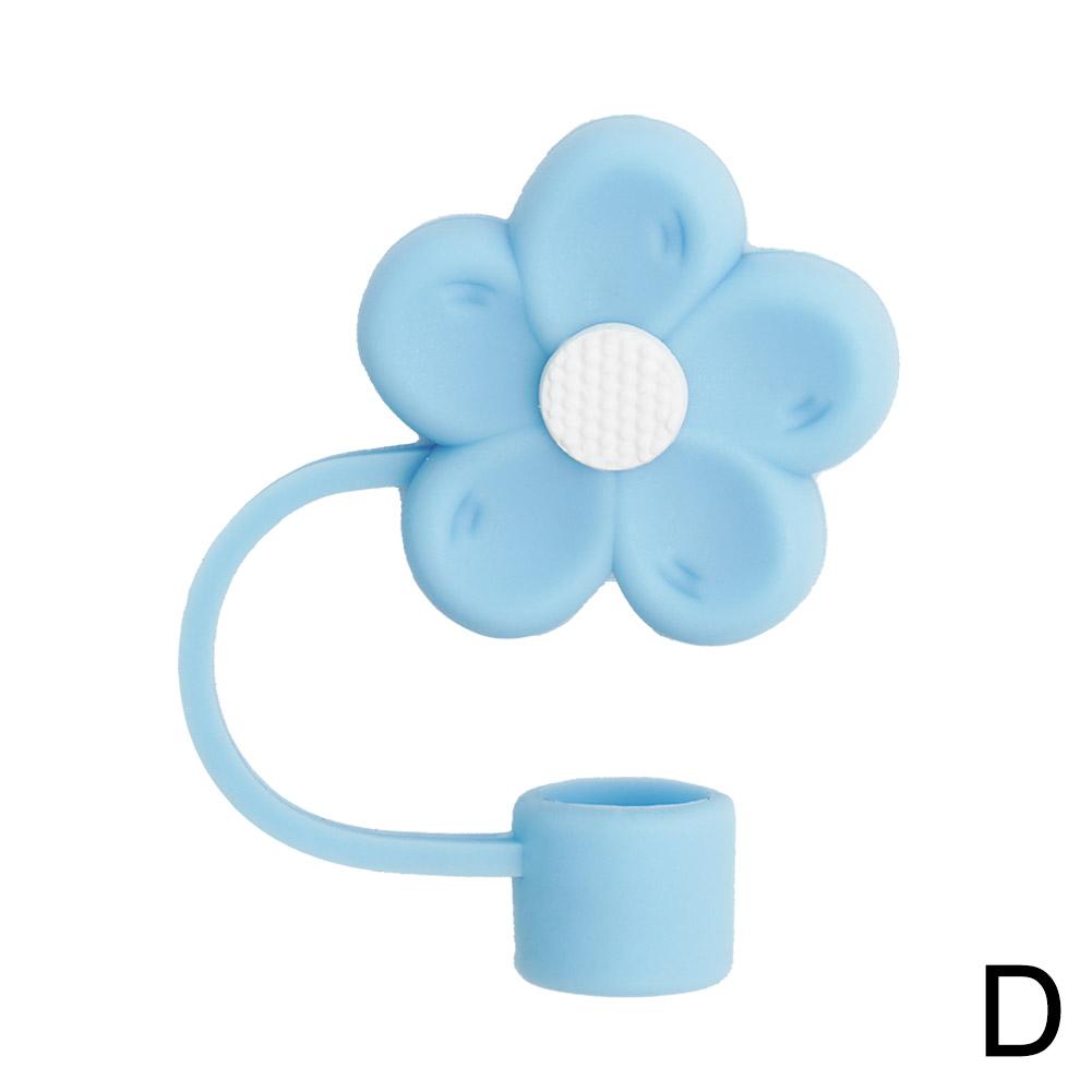 Stroh abdeckung für Stanley Tasse, süßer Stroh deckel, kompatibel mit 30 & 40oz Becher mit Griff, 10mm Silikon blumen stroh abdeckung