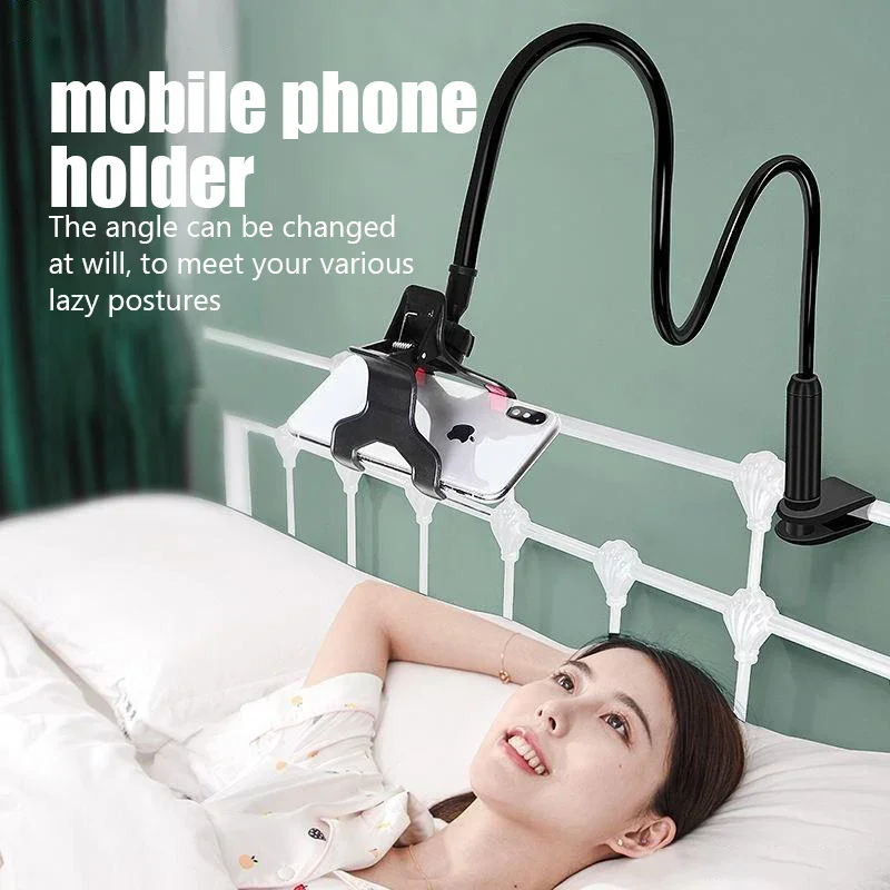 Universele mobiele telefoonhouder Flexibele luie houder Verstelbare mobiele telefoonclip Thuis Bed Desktop Mount Bracket Smartphone-standaard