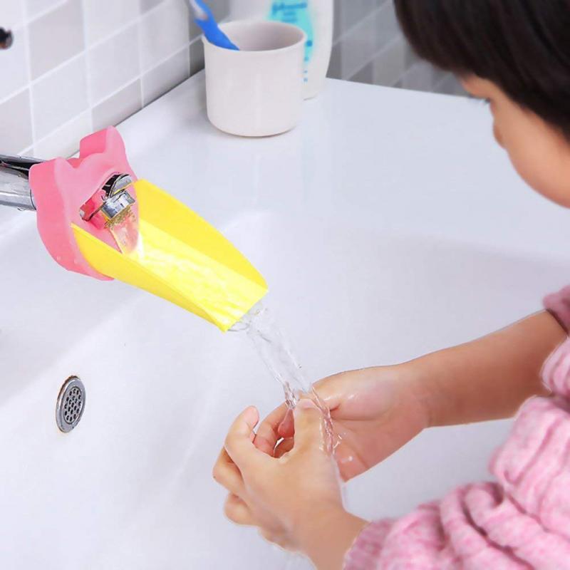 Faucet Extender Sink Handle Extension Toddler Kid Bathroom Children Hand Wash Tools Extension of The Water Trough Bathroom