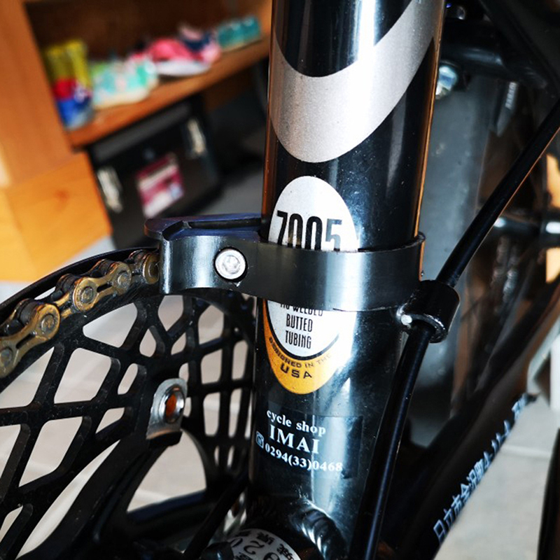 Protector de guía de cadena de un solo disco para bicicleta de montaña, Tensor de cadena de aleación de aluminio, Protector de cadena de bicicleta, accesorios de bicicleta