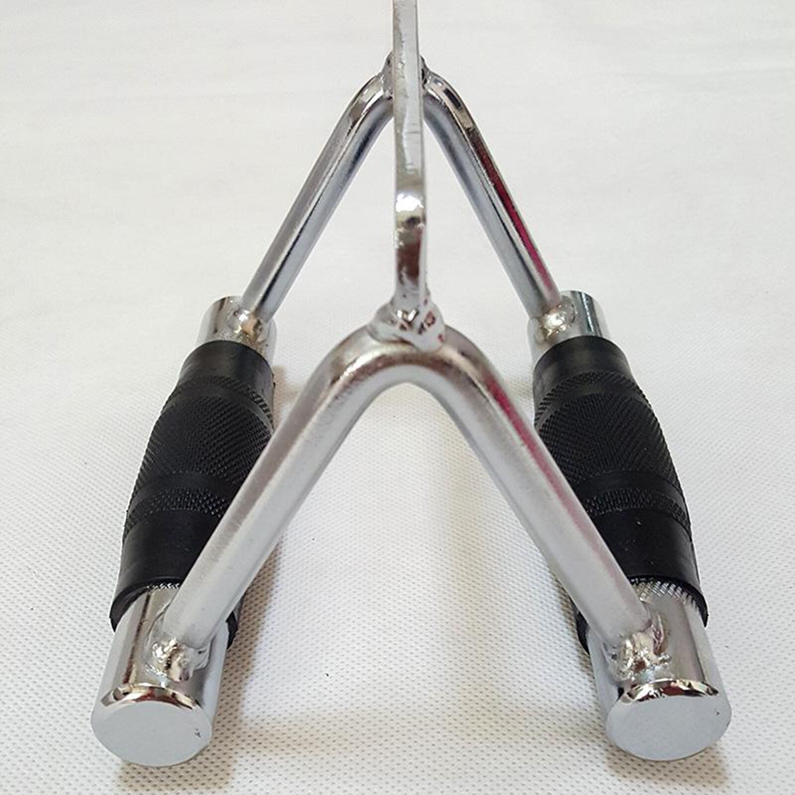 Solid Cable Machine Attachment Exercise Fitness Equipment Handle Replacement LAT Weightlifting Pull Down Rowing Handle