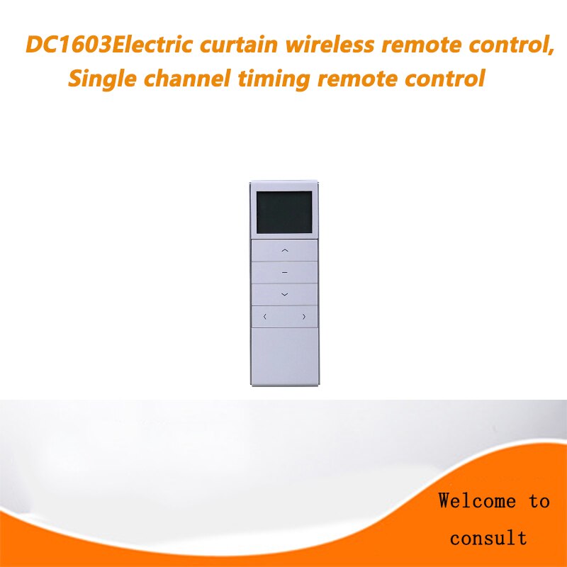 Originele DOOYA smart home gordijn track motor afstandsbediening, DC1603 single channel timing afstandsbediening