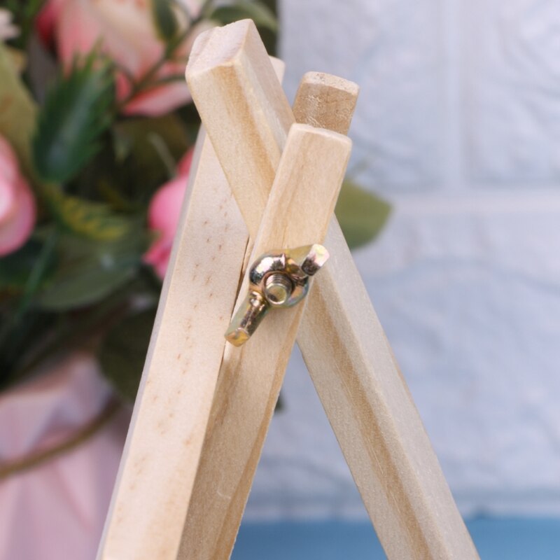 Large 20cmx21.5cm Desktop Message Blackboard Easel Chalkboard Kids Wood Writing Boards Collapsible