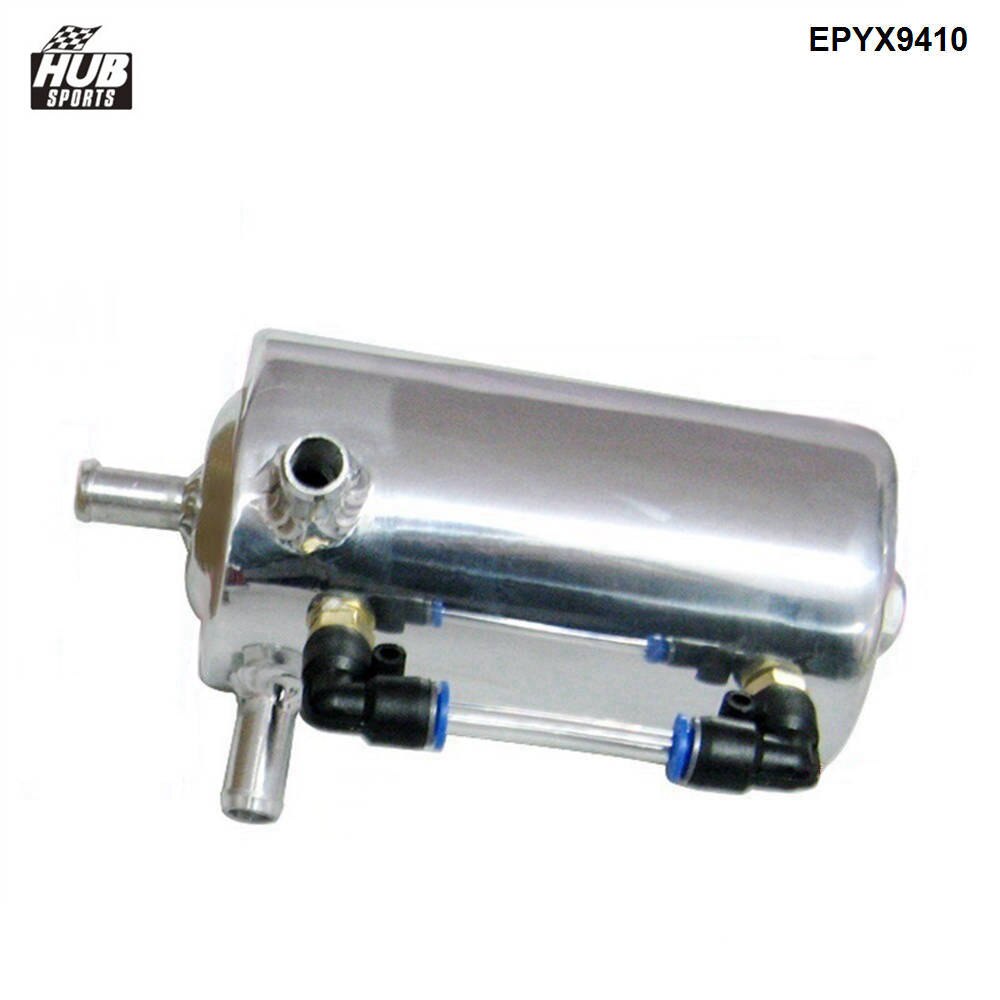 UNIVERSAL BREATHER TANK&OIL CATCH CAN TANK WITH BREATHER FILTER ,0.5L HU-YX9410-05