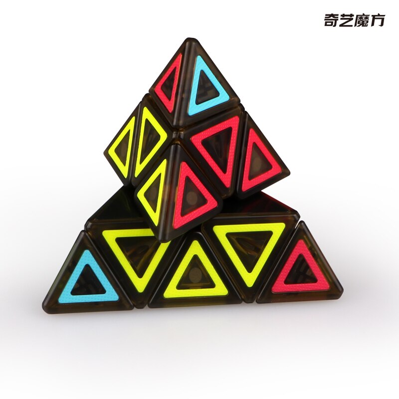 Qytoys Dimensie Piramide Magic Cube Cubo Magico Professionele Neo Speed Cube Puzzel Antistress Speelgoed Voor Kinderen