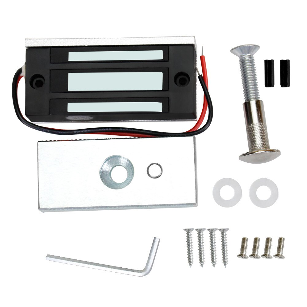 Elektromagnetische Lock 60KG 12V Elektronische Elektrische Magnetische Lock Kast Mini Deursloten 132lbs Holding Force voor Entry Access