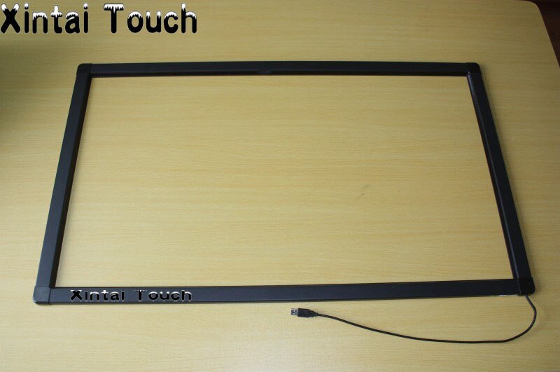 Xintai Touch OP VERKOOP! 15 "2 punten touchscreen kit, 15 inch IR Touch Panel/Frame met glas