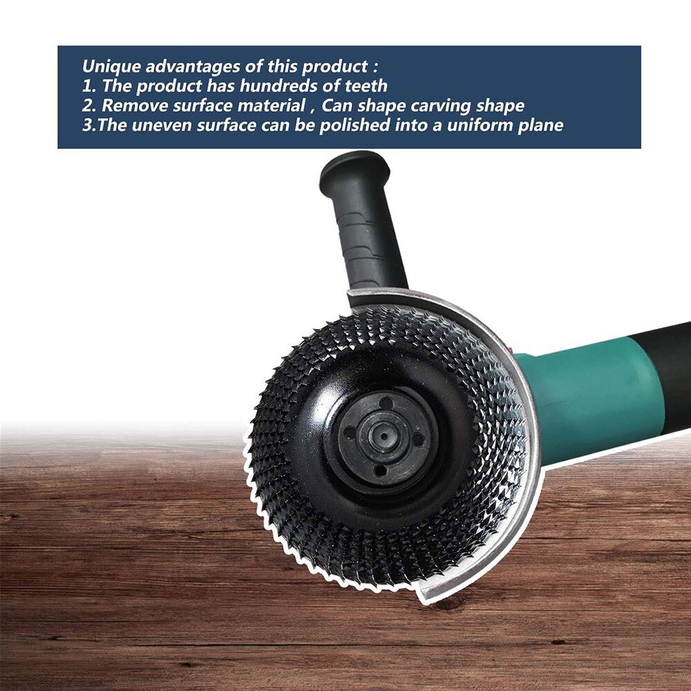 1 Pcs Grinding Wheel Polishing Disc Grinder Wheel Disc 4 Inch Wood Shaping Wheel, Wood Grinding Shaping Disk