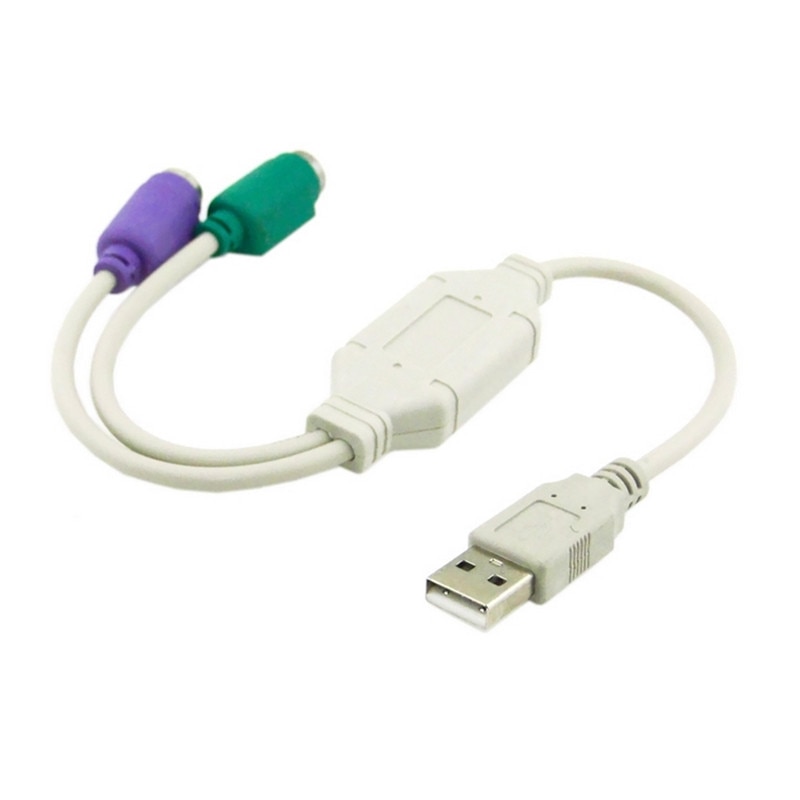 USB Male To PS/2 PS2 Female Converter Cable Cord Converter Adapter Keyboard Mouse Computer Cables & Connectors