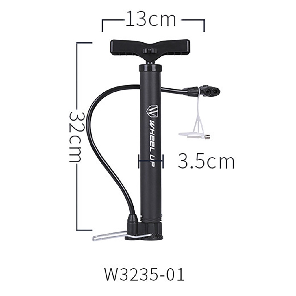 Mini Bike Pumps Portable Bicycle Tire Floor PumpsHand Foot Activated Bike Pumpswith Valvess Gas Needle for Road Bike Mountain#50