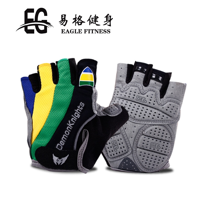 Cykelhandsker mtb landevejshandsker mountainbike halvfinger handsker mænd sommer cykel gym fitness skridsikre sportshandsker