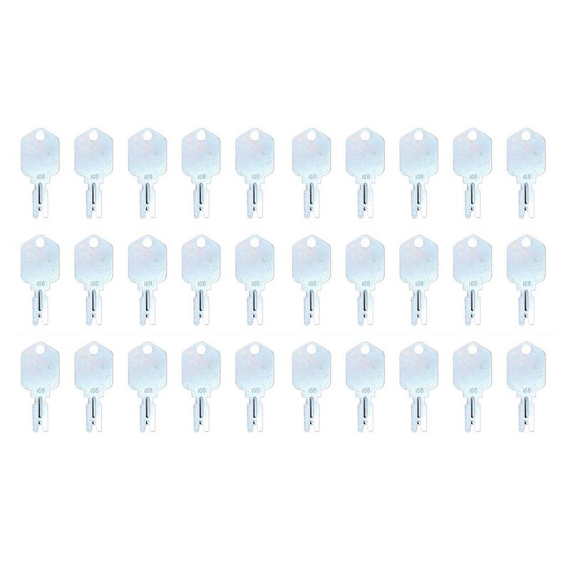 30Pcs key FOR KLIFT KEY CLARK YALE FOR DAEWOO GRADALL JLG HYSTER CAT SKYTRAC Forklifts