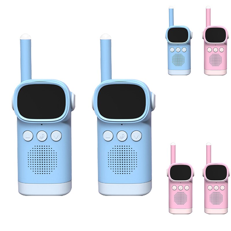 Kinderen Walkie-Talkie Oplaadbare Kinderen Speelgoed Walkie-Talkie Met Zaklamp Lanyard Kan Worden Gebruikt Voor Camping