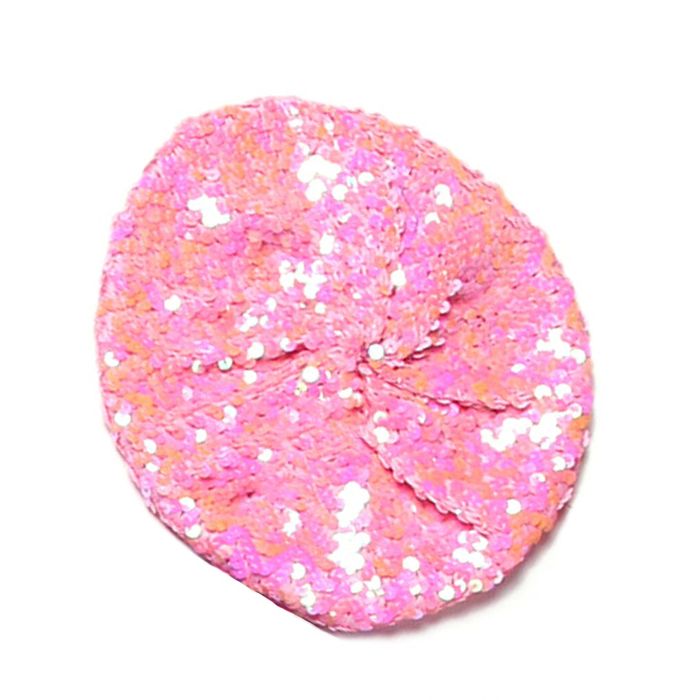 Bérets extensibles à paillettes brillantes pour femmes, chapeaux d'automne, printemps, été, mélange de couleurs, fête, spectacle, publicité