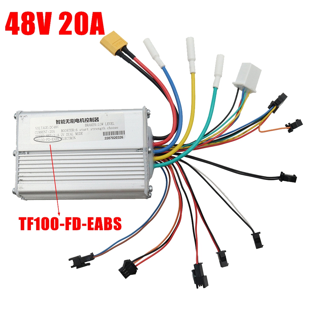 48V 20A Electric Scooter Controller Dashboard Kit with TF-100 Display Scooter for Electric Scooter Parts