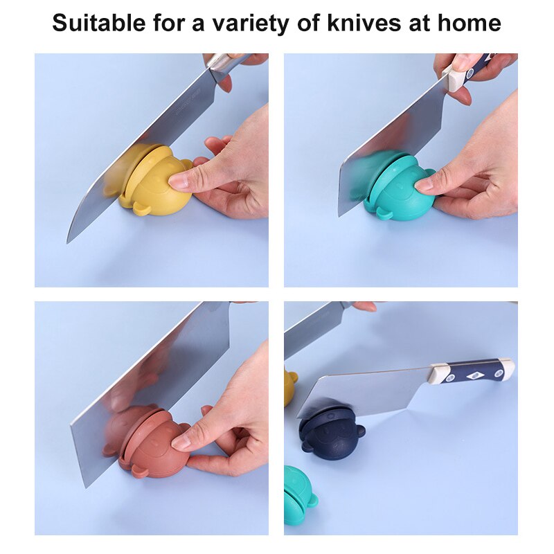 Household Multifunction Cartoon Knife Sharpener Kitchen Mini Manual Sharpening Monkey Shape Knife Sharpener