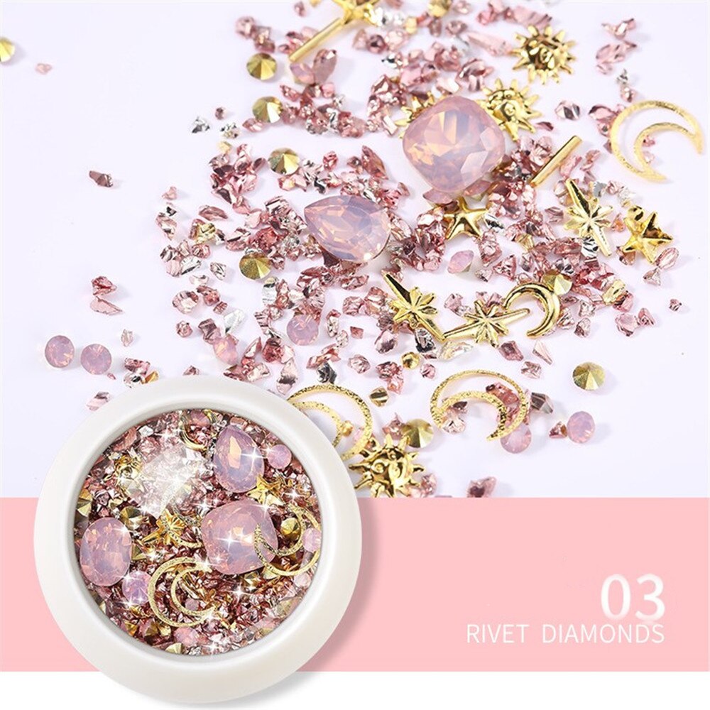 Rivet coloré mixte diamant et paillettes métalliques, décoration pour Scrapbooking, fabrication de cartes artisanales en papier: NC01-3