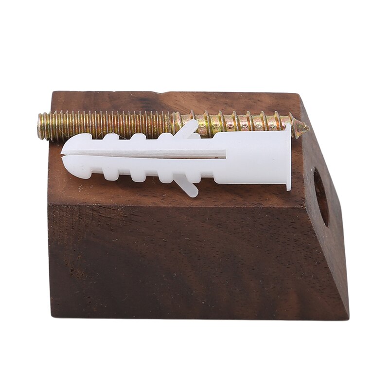 Kledinghanger van natuurlijk hout, aan de muur te bevestigen, diversen, handtas, hoed, sjaalhaak, decoratieve sleutelhanger, opbergrek voor in de badkamer: 464930