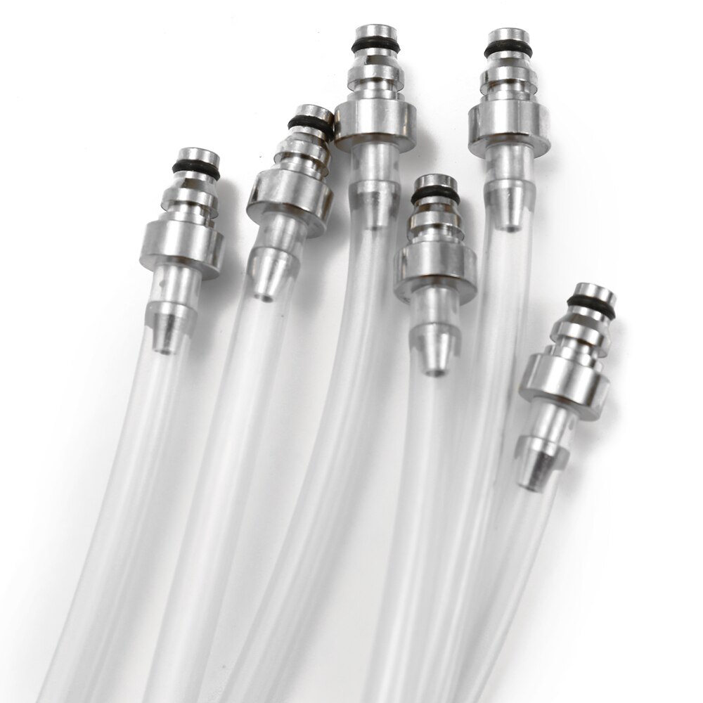 Diesels Accessory Injector Flow Meter Test Tool Kit Common Rail Adaptor Fuel Tester Set 6 Cylinder