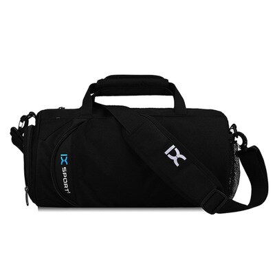 Scione rejse sports taske multifunktionelle rejsetasker til mænd og kvinder sammenfoldelig taske store kapacitet duffel foldetasker: Blcak