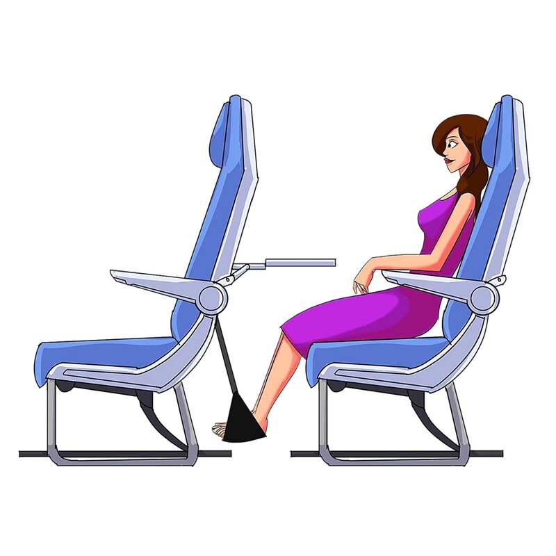 Travel Mat Foot Rest Hanging Bed Aircraft Foot Hammock Foot Stopping Artifact