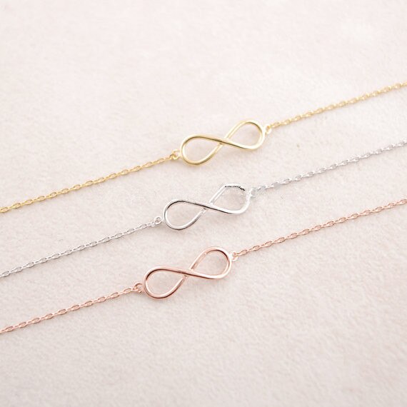 bracelets Eight infinity bracelets for women