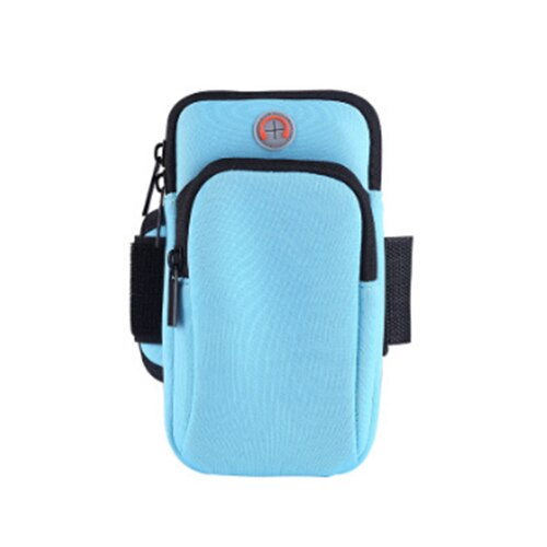 Sport Running Armband Bag Cover Armband Universal Waterdichte Draagbare Sport Stand Voor Telefoon Outdoor Sport Telefoon Arm: Blue