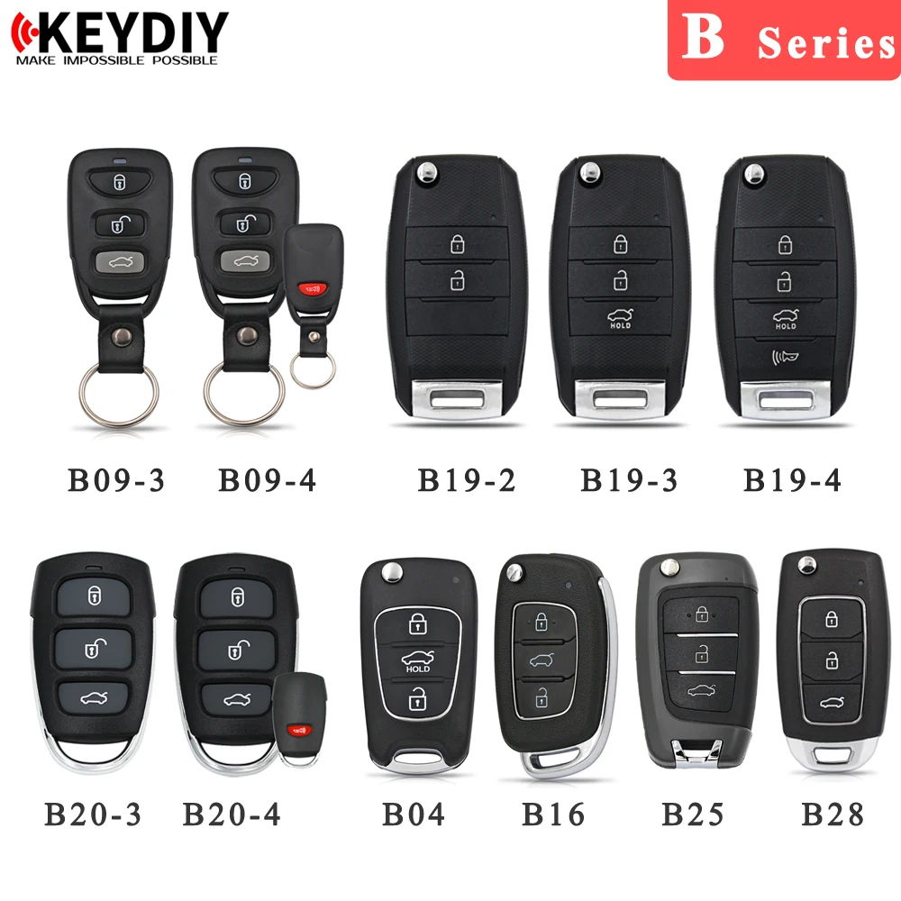 Keydiy Universele B Serie Remote Key B01 B02 B05 B08 B09 B11 B10 B15 B18 B19 B21 B21 B22 B25 B28 B30 B33 B34 Voor Kd900 KD-X2 KD-MAX