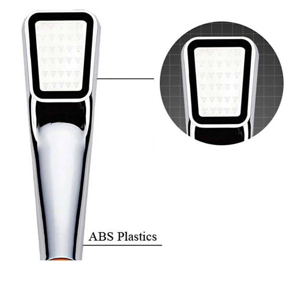 Silver Pressure Rain Ahower 300 Hole Water-saving Pressure Shower Nozzle High Water Filter