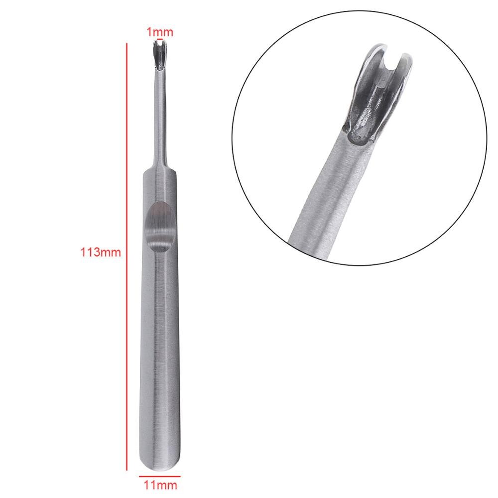 95mm 113mm 116mm 118mm vu tyyppinen nahkainen askartelutyökalu leikattu ohut nahka veitsi uran reuna viistotyökalu: 113mm