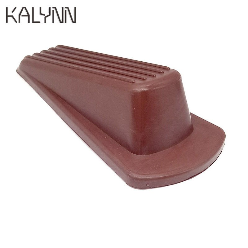 Home Premium Door Stopper Heavy Duty Flexible Rubber Door Stop Wedge Door Stopper Wedge Security Door Card for Kids Baby White