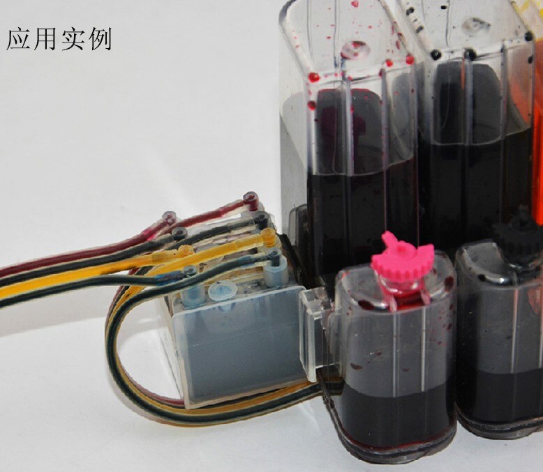 SENSO Unico ritorno-valvola di INCHIOSTRO, cartuccia ciss serranda di inchiostro per FAI DA TE nero