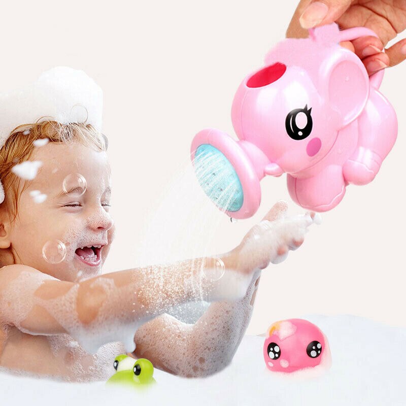 neue Heiße Strand Badezimmer freundlicher Mädchen Jungen Baby Elefanten Baden Wasser Baby freundlicher Dusche Schwimmbad Spielzeug 2 Farben: Rosa