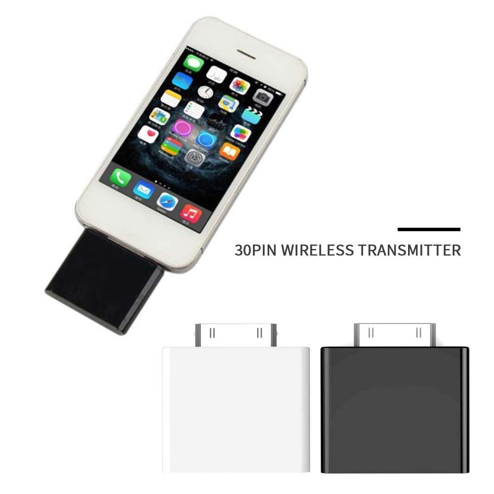 Mini 30-pin Bluetooth Audio Transmitter Music Adapter for iPod Classic/Nano/Touch/Shuffle/Mini/Video