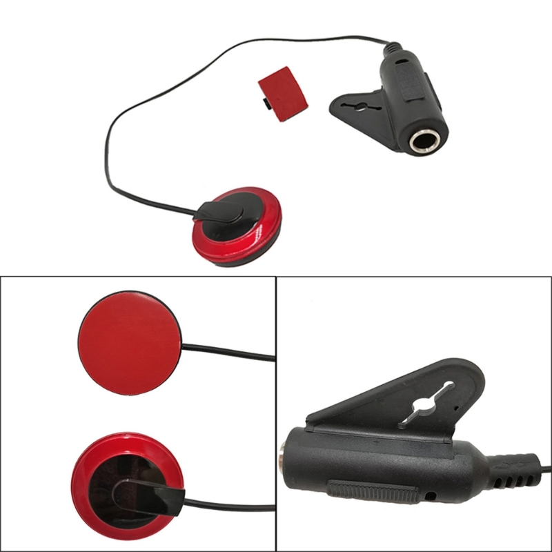6.35mm guitar selvklæbende mikrofonpickup til basviolin banjo mandolin ukulele piezo stabil kontakt guitar