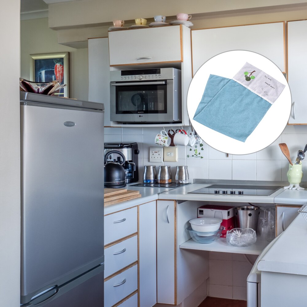 1PC Microwave Refrigerator Covering Towel Fridge Washing Machine Cover(Sky-blue): Default Title