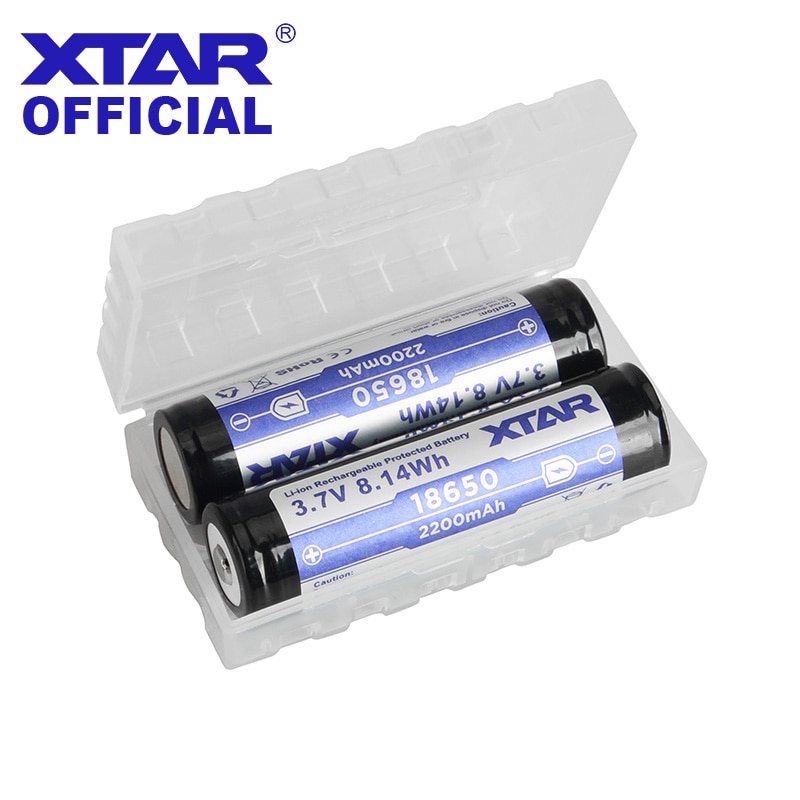 Xtar Plastic Battery Case Houder Storage Box Voor 18350 16340 18650 Batterij Container Bag Case Organizer Batterij Opbergdoos