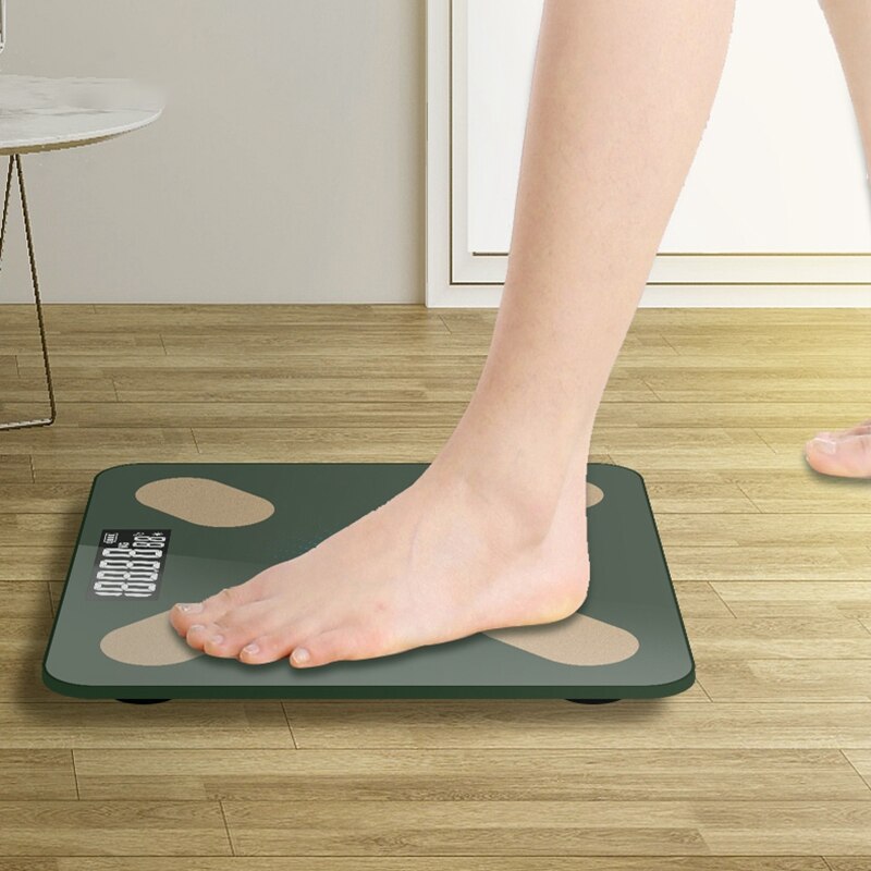 Slimme weegschaal lcd digitale bluetooth bmi weegschaal gereedschap