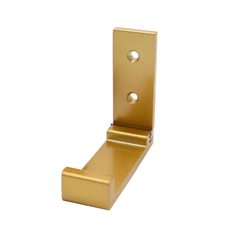 Soporte de pared de aleación de aluminio para auriculares, soporte para auriculares, colgador de pared plegable