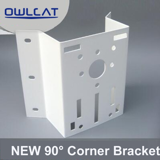 CCTV External Right Angle 90 degree Corner Bracket Mounting stand holder For Hikvision CCTV PTZ IP Dome Camera