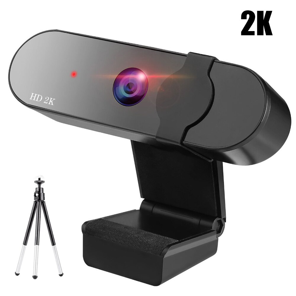 Mini Webcam with Microphone Full HD 1080P/2K USB PC Laptop Computer Cameras for Meeting Office Conference Online Study