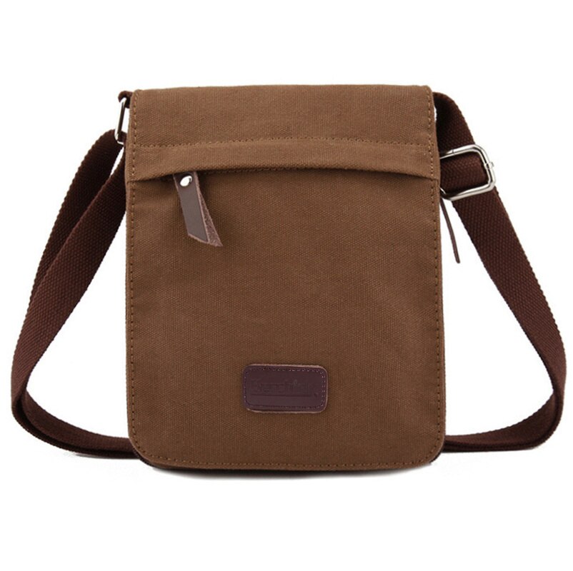 Canvas Tassen Mannen Messenger Bags Vintage mannen Schouder Crossbody Tassen Man Koffie/Groen Kleine Tas Handtassen