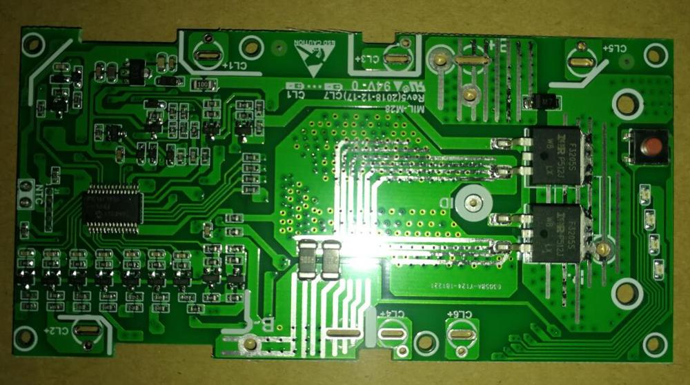 dawupine M28 Li-ion Battery Plastic Case Charging Protection Circuit Board PCB For Milwaukee 28V Box Container Shell 48-11-2830: PCB