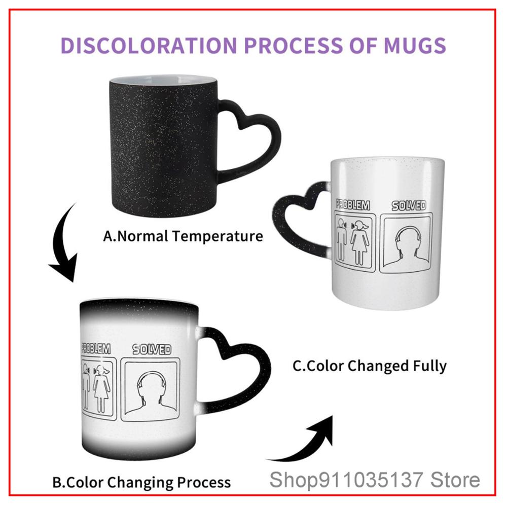 Problem Solved Music coffee K mugs glass cups tazas set home garden couple shiba inu disposable solo holder donut термос